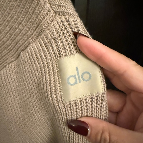 ALO Yoga Domain Rib Knit Crew Sweater - Picture 2 of 3